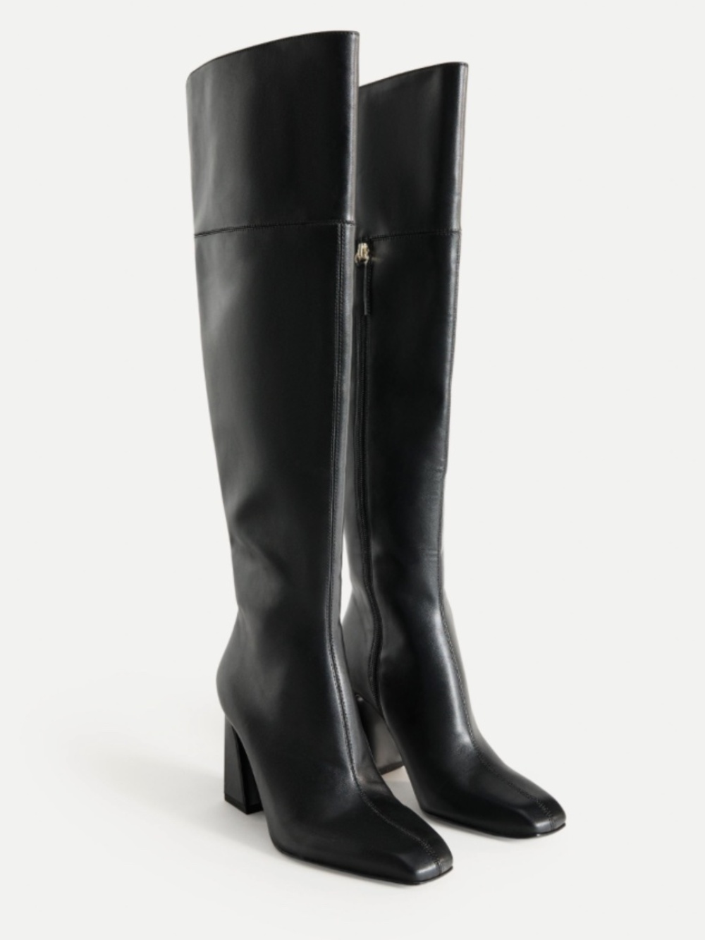 ZARA - LEATHER HEELED XL BOOTS 50TH ANNIVERSARY